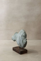 Stone Fish Sculpture - Zimbabwe - 33.5