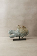 Stone Fish Sculpture - Zimbabwe - 38.1