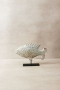 Stone Fish Sculpture - Zimbabwe - 36.1