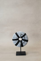 Cameroon beaded bracelet - Black and White