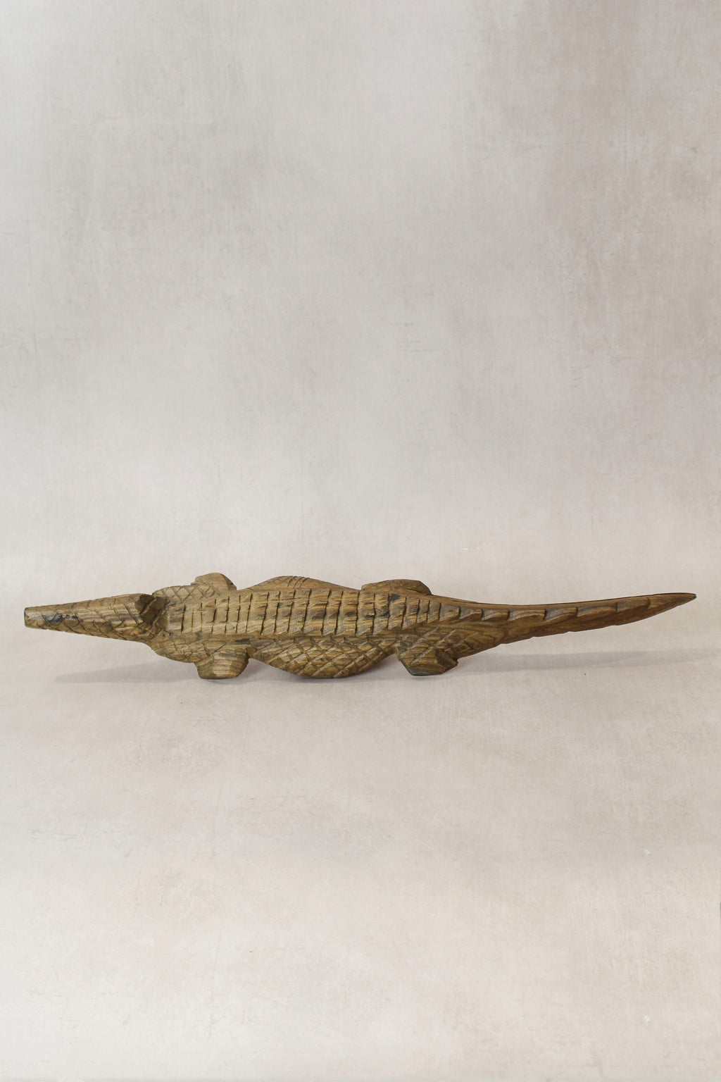 Zimbabwe Crocodile sculpture 56.4