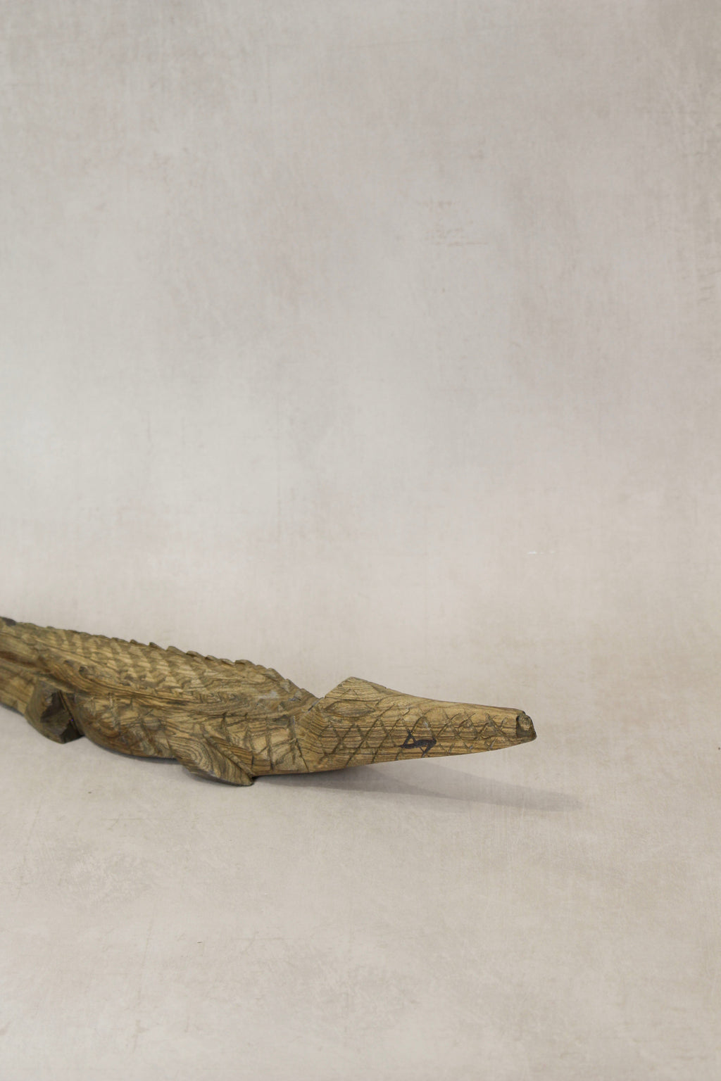 Zimbabwe Crocodile sculpture 56.4