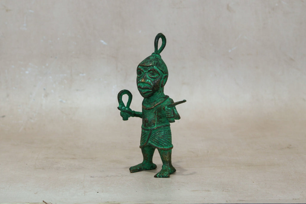 Benin Bronze Warrior 9.1