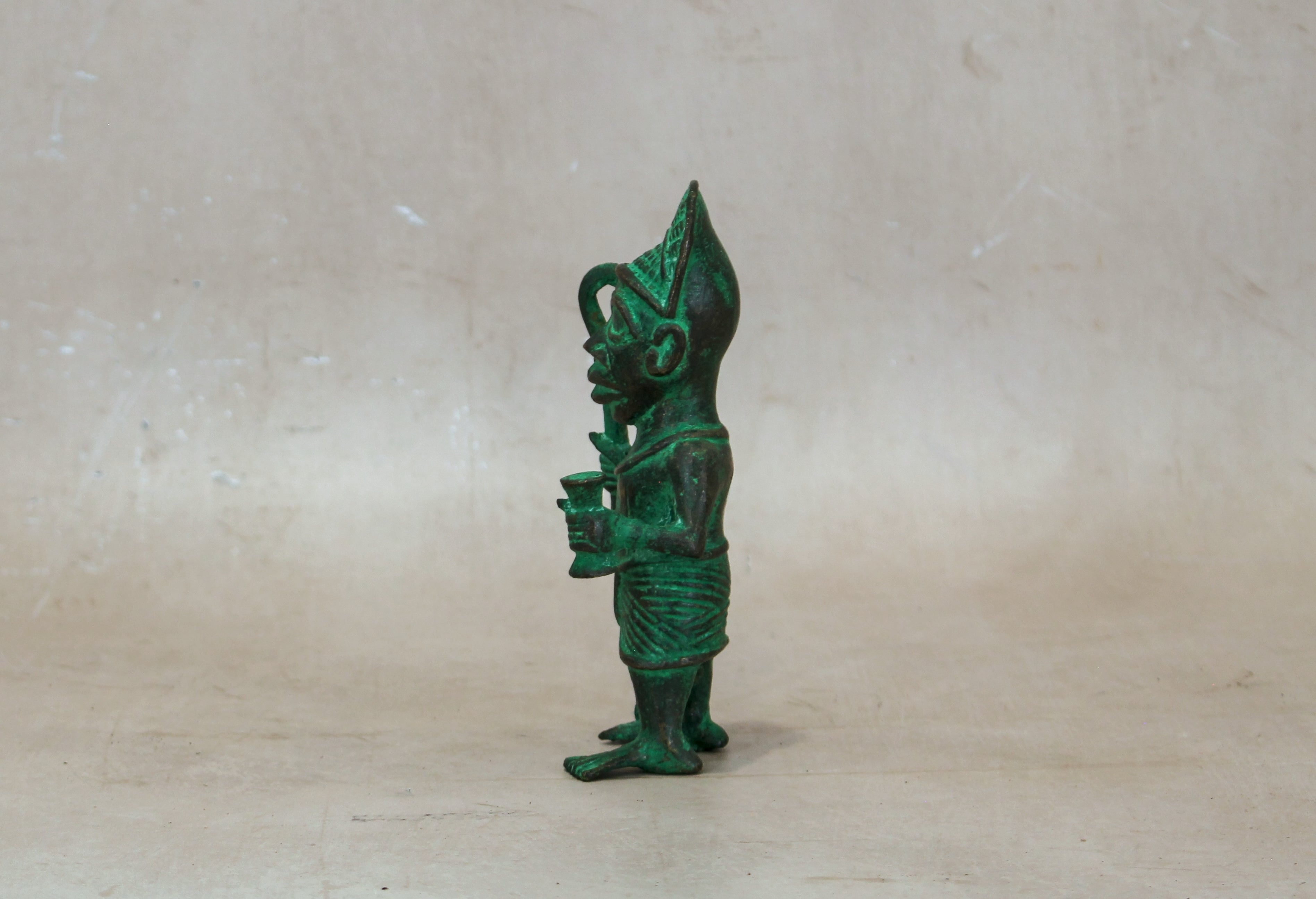 Benin Bronze Warrior 9.2