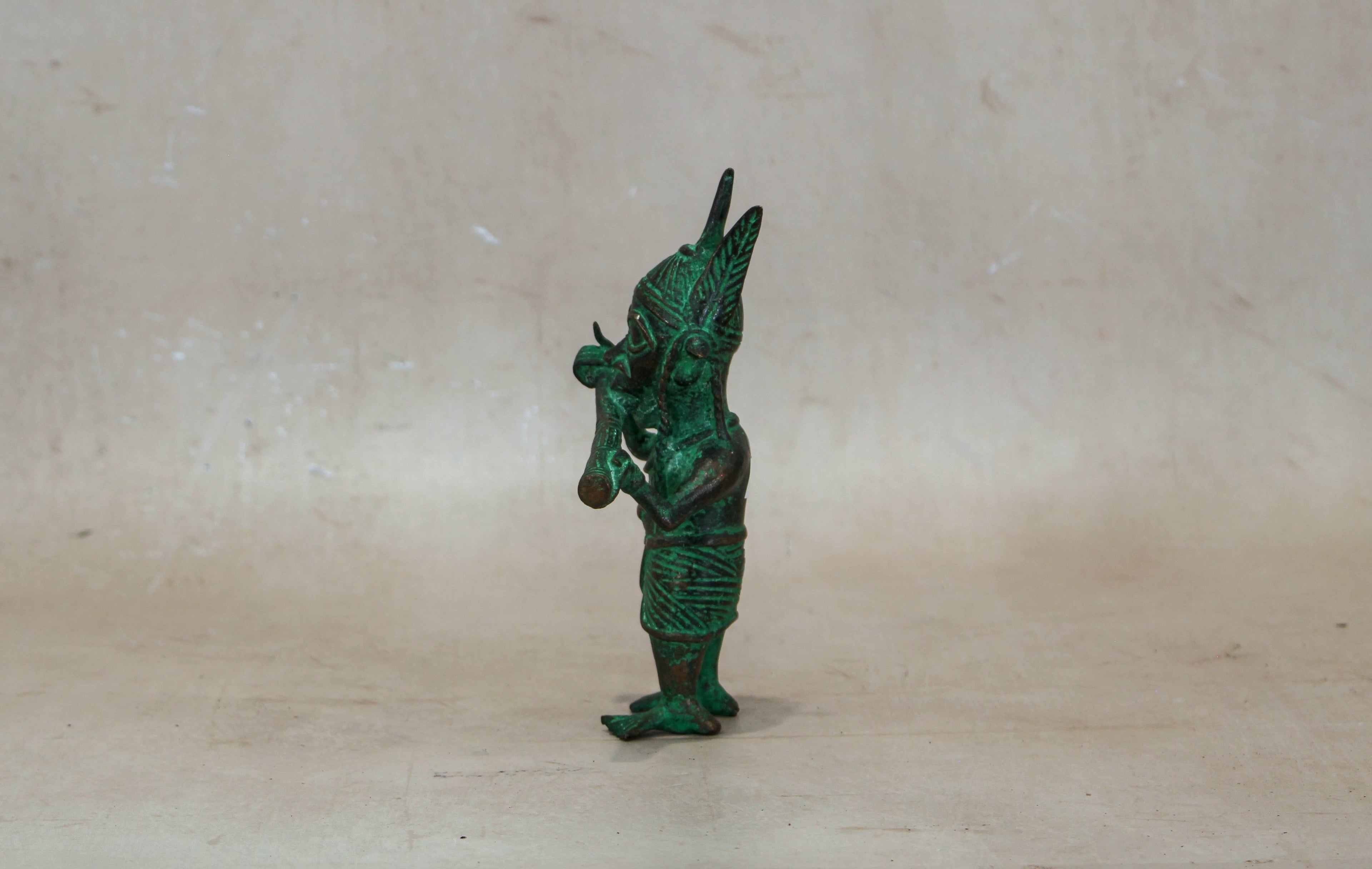 Benin Bronze Warrior 9.4