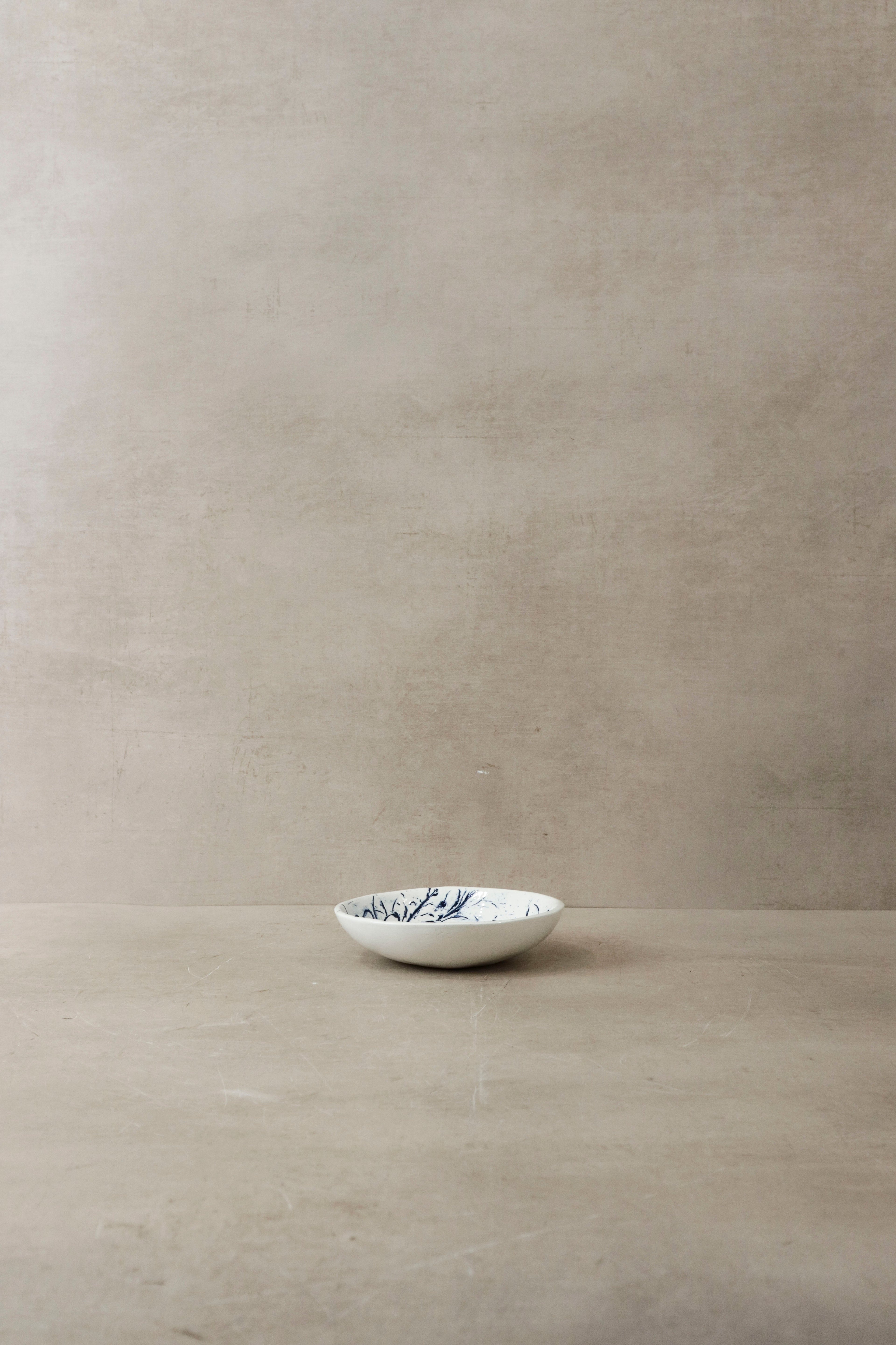 Cobalt Blue Fynbos Ceramic Plate - n°9