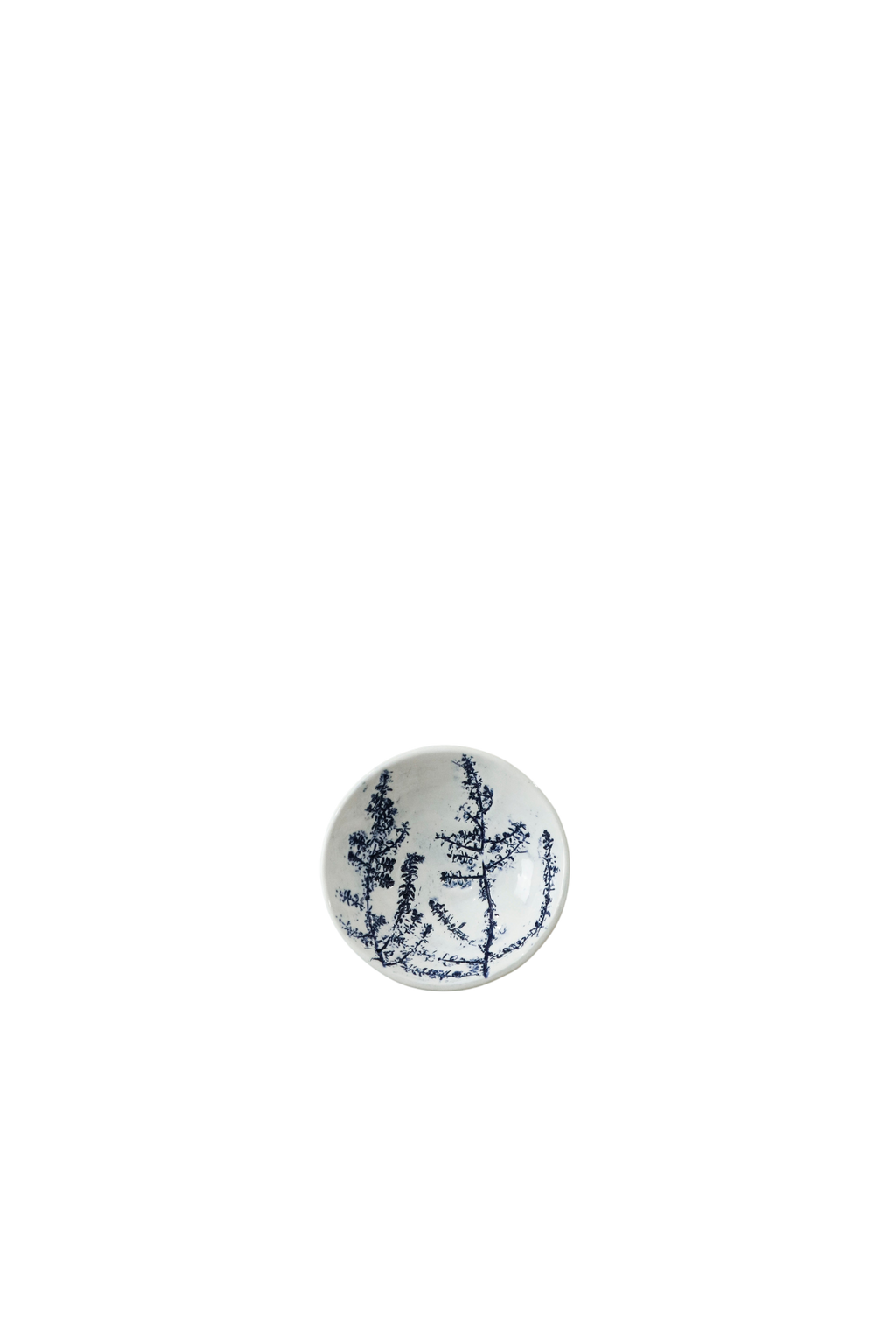 Cobalt Blue Fynbos Ceramic Plate - n°11