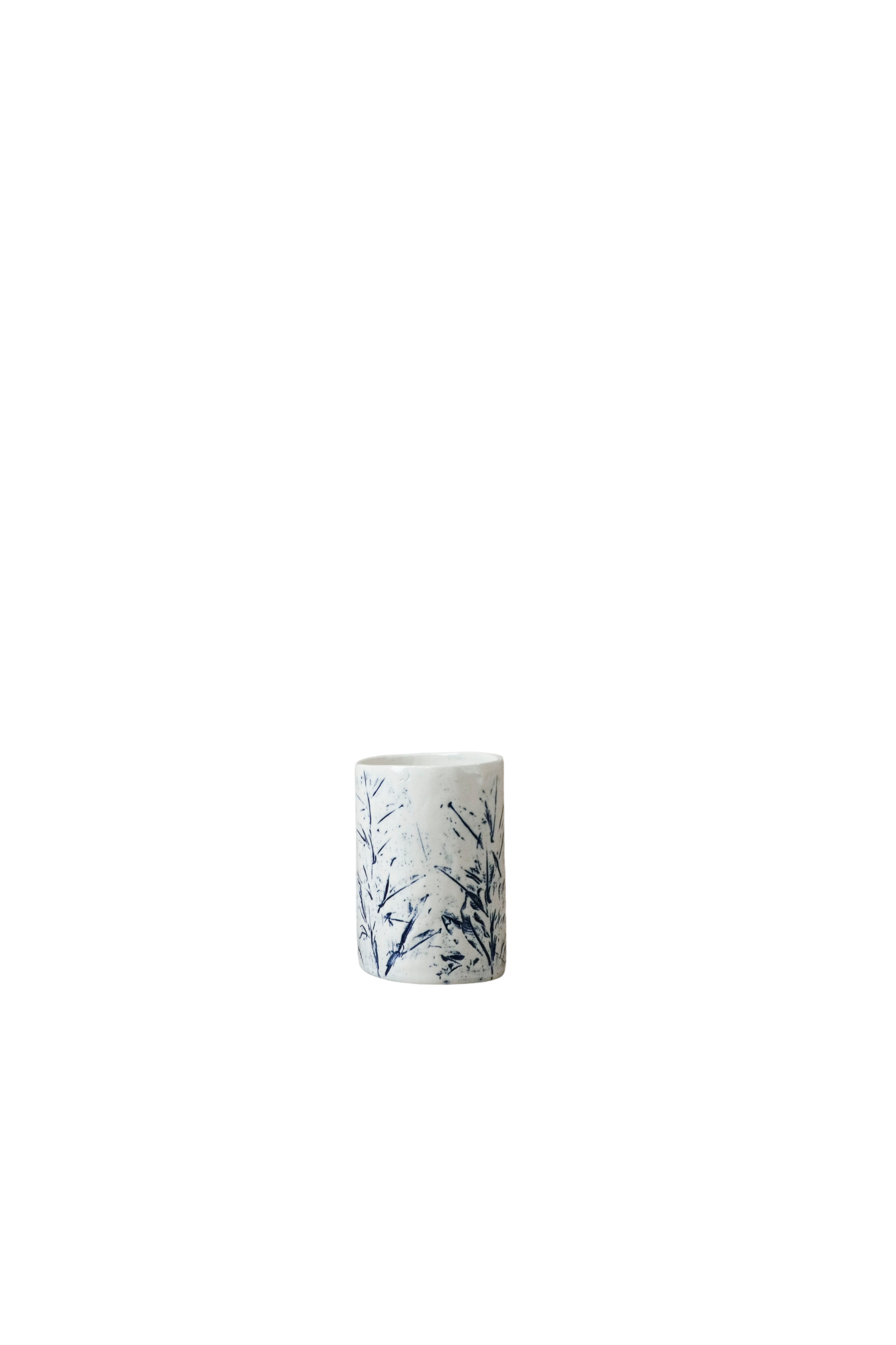 Cobalt Blue Fynbos Vase - n° 17