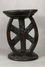 Vintage Rwanda Wood Side Table 2.2