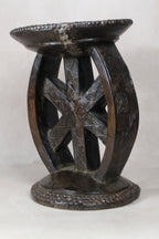 Vintage Rwanda Wood Side Table 2.2
