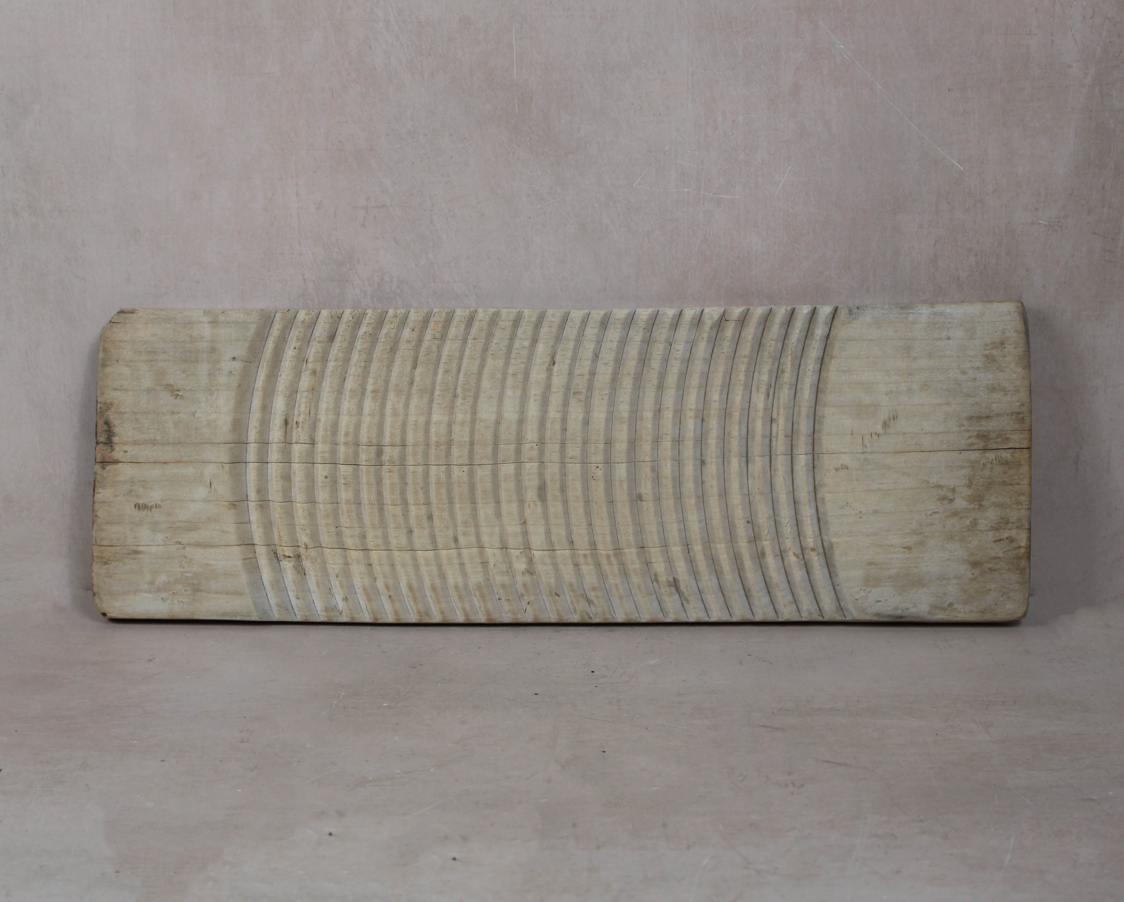 Vintage Elm Wooden Washboard - 26