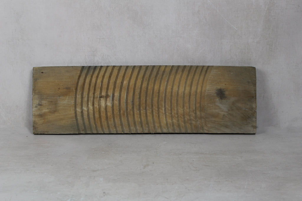 Vintage Elm Wooden Washboard - 25