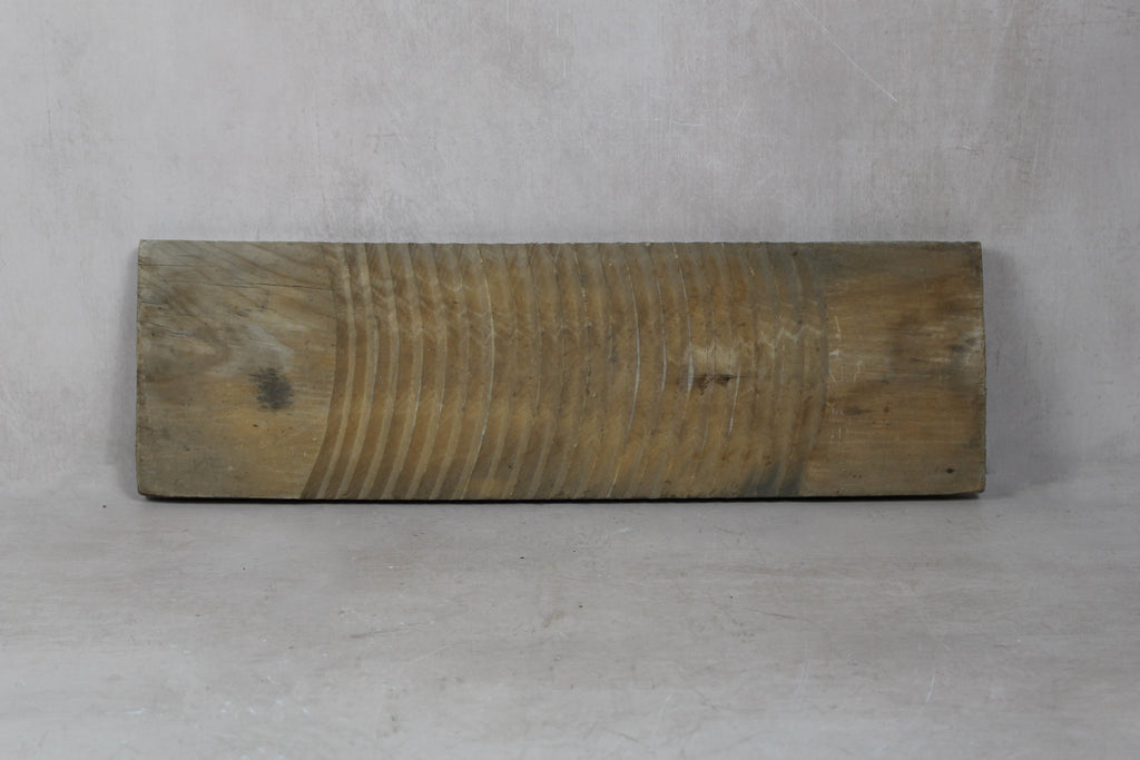 Vintage Elm Wooden Washboard - 25