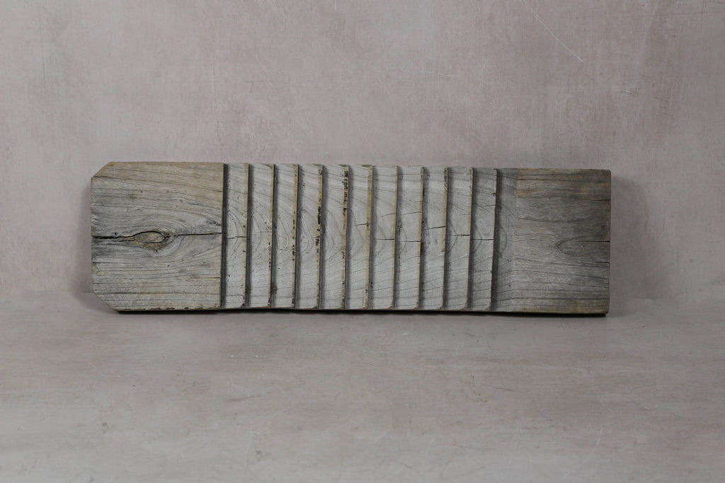 Vintage Elm Wooden Washboard - 24