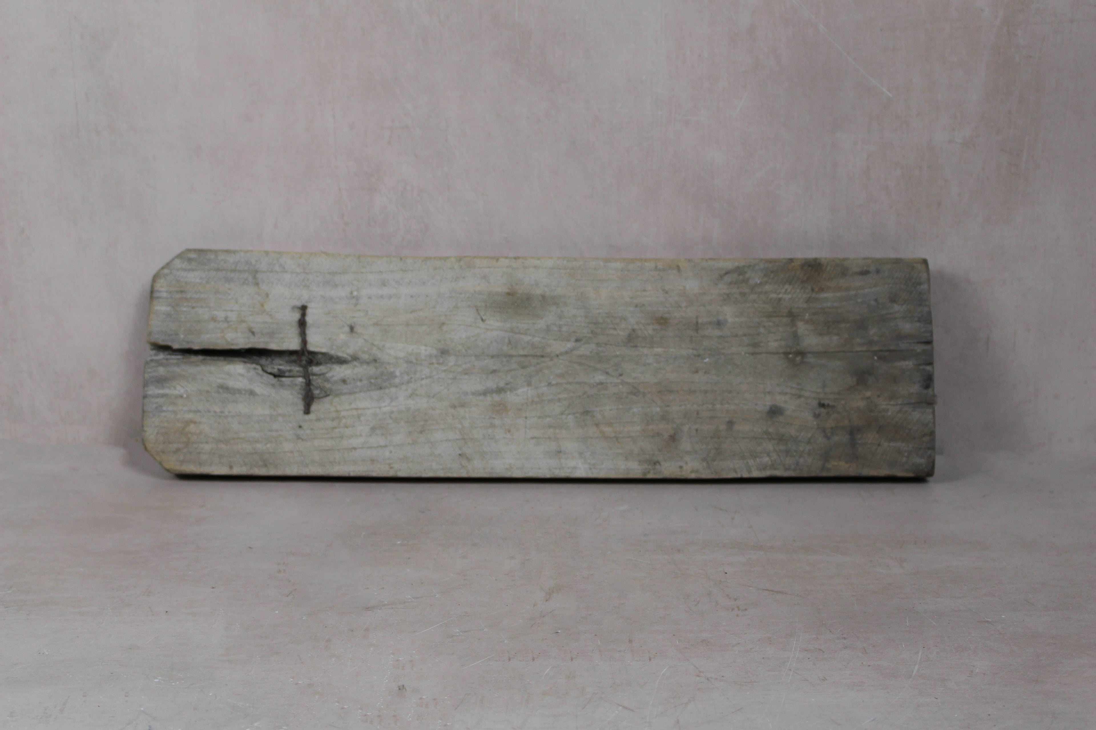 Vintage Elm Wooden Washboard - 24