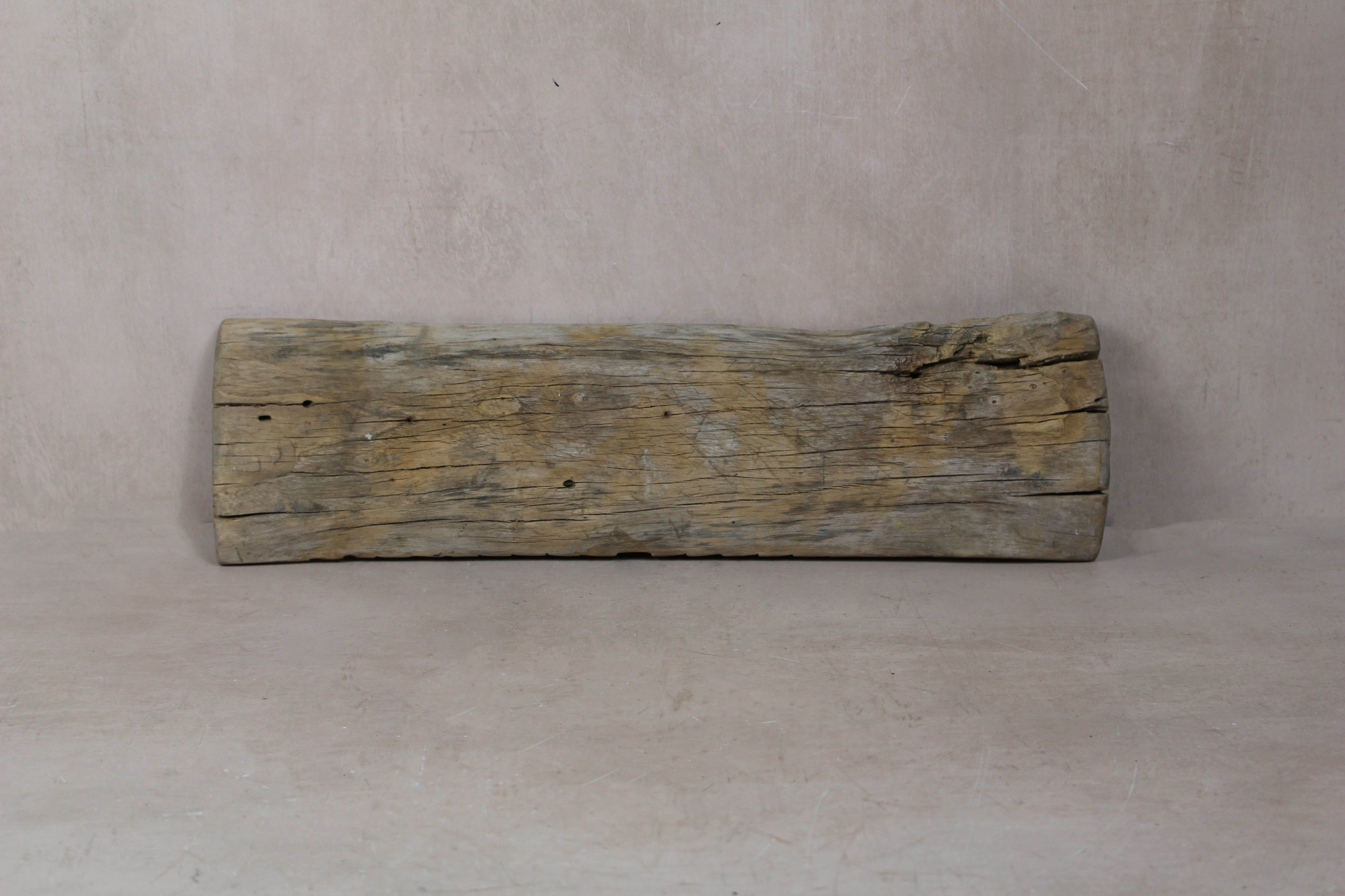Vintage Elm Wooden Washboard - 23