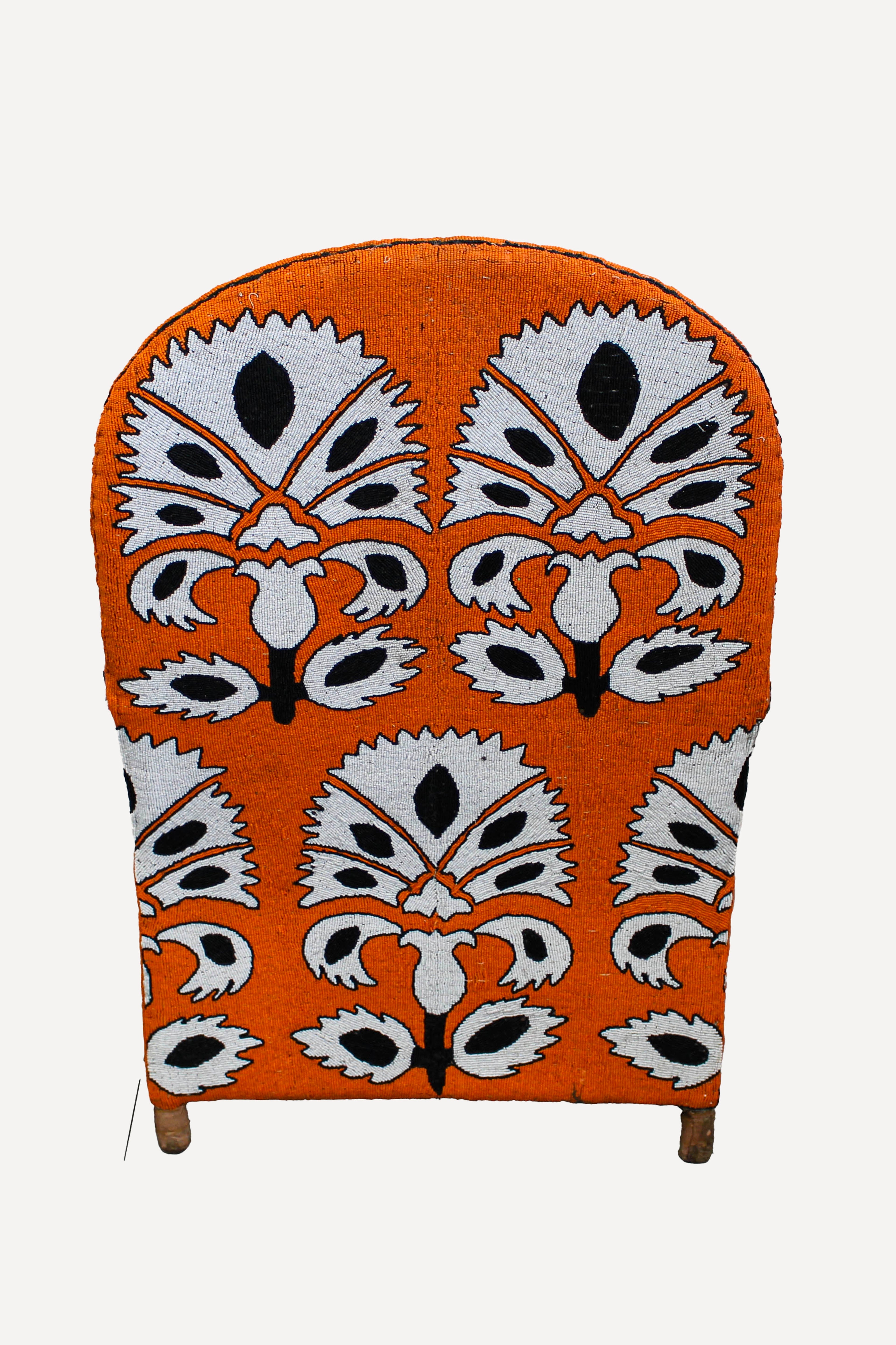 Yoruba Royal Beaded Chair 85.1