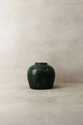Old Turquoise Asian Pot No4
