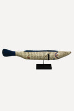Large Bozo Puppet Fish - Mali - White 172.2