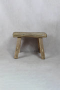 Vintage Rustic Stool Small - Elm wood - 38