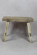 Vintage Rustic Stool Small - Elm wood - 40