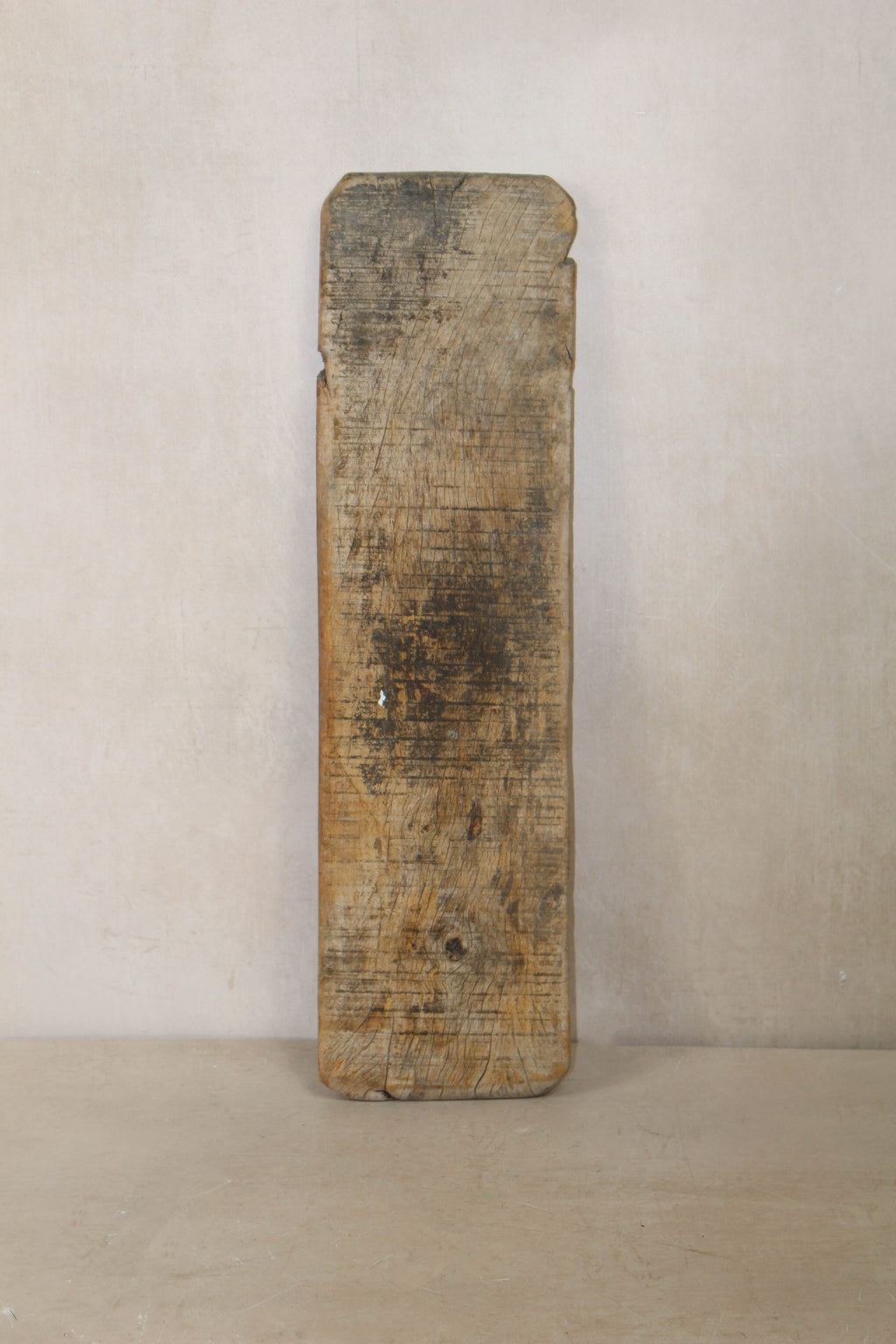 Vintage Elm Wooden Washboard - 29