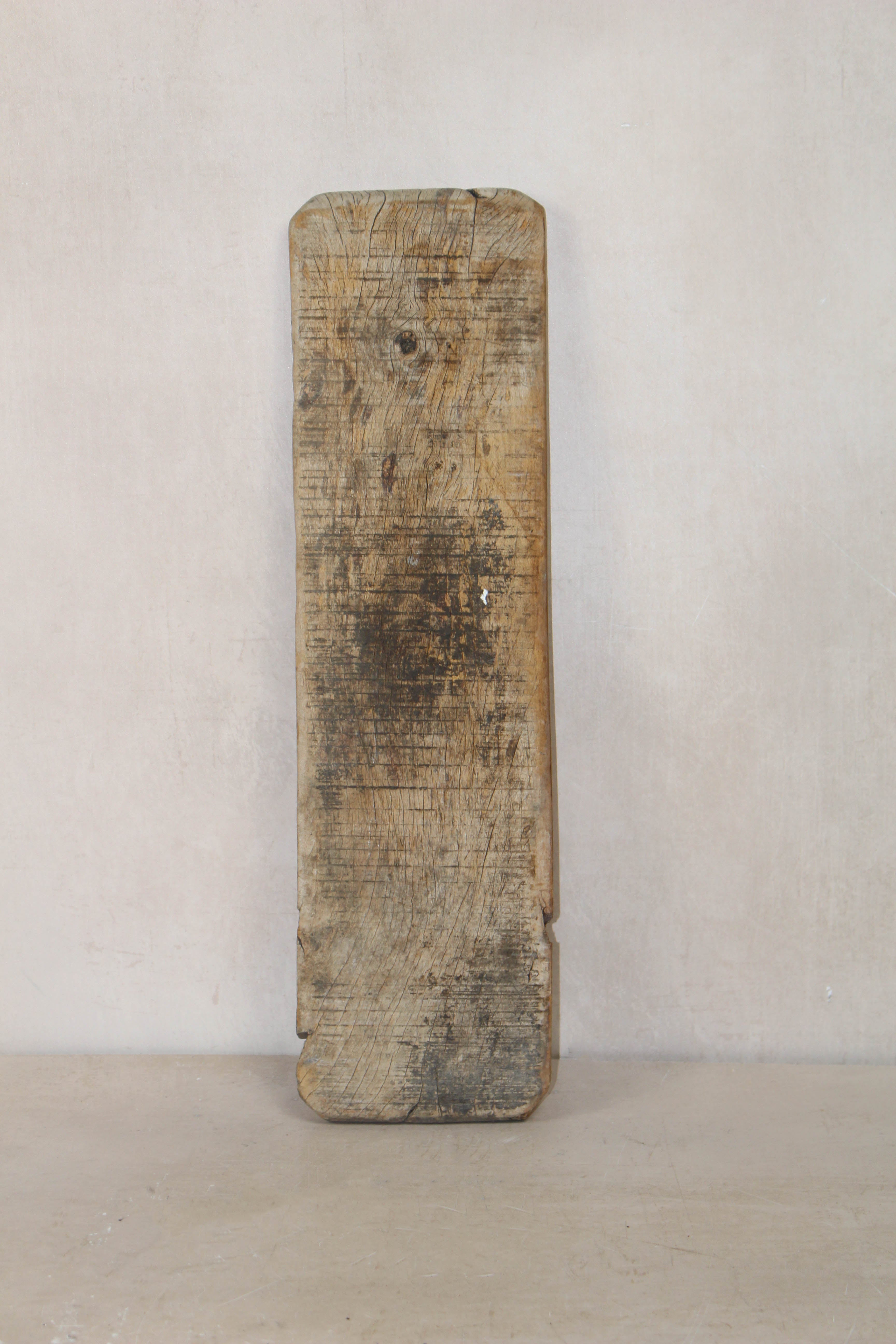 Vintage Elm Wooden Washboard - 29