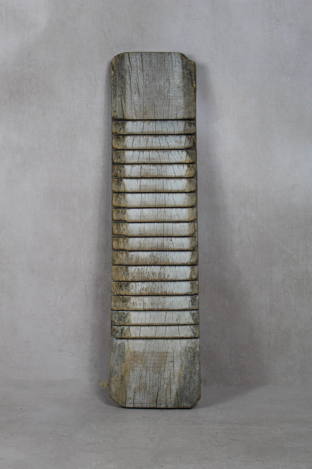 Vintage Elm Wooden Washboard - 30