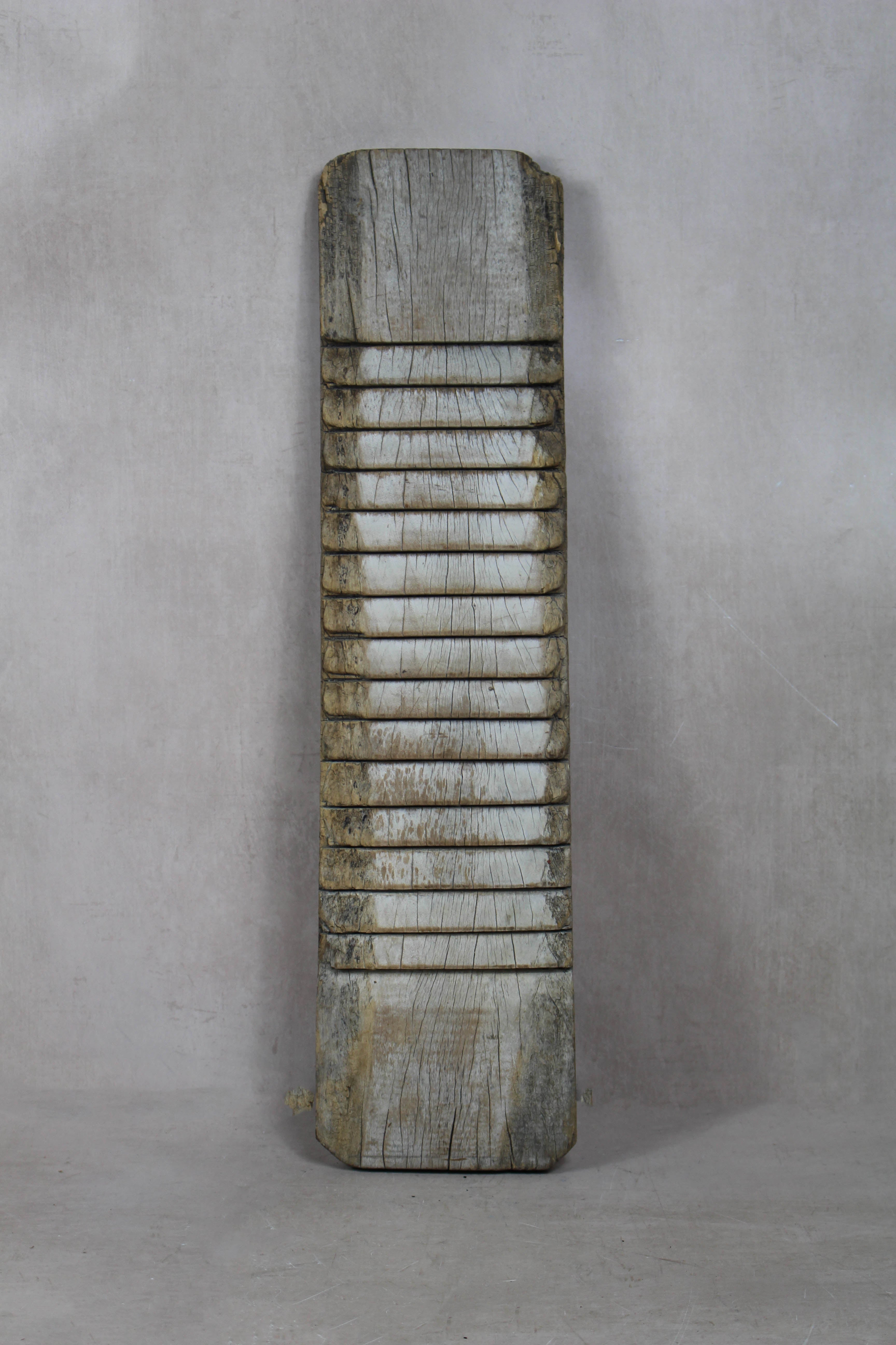 Vintage Elm Wooden Washboard - 30