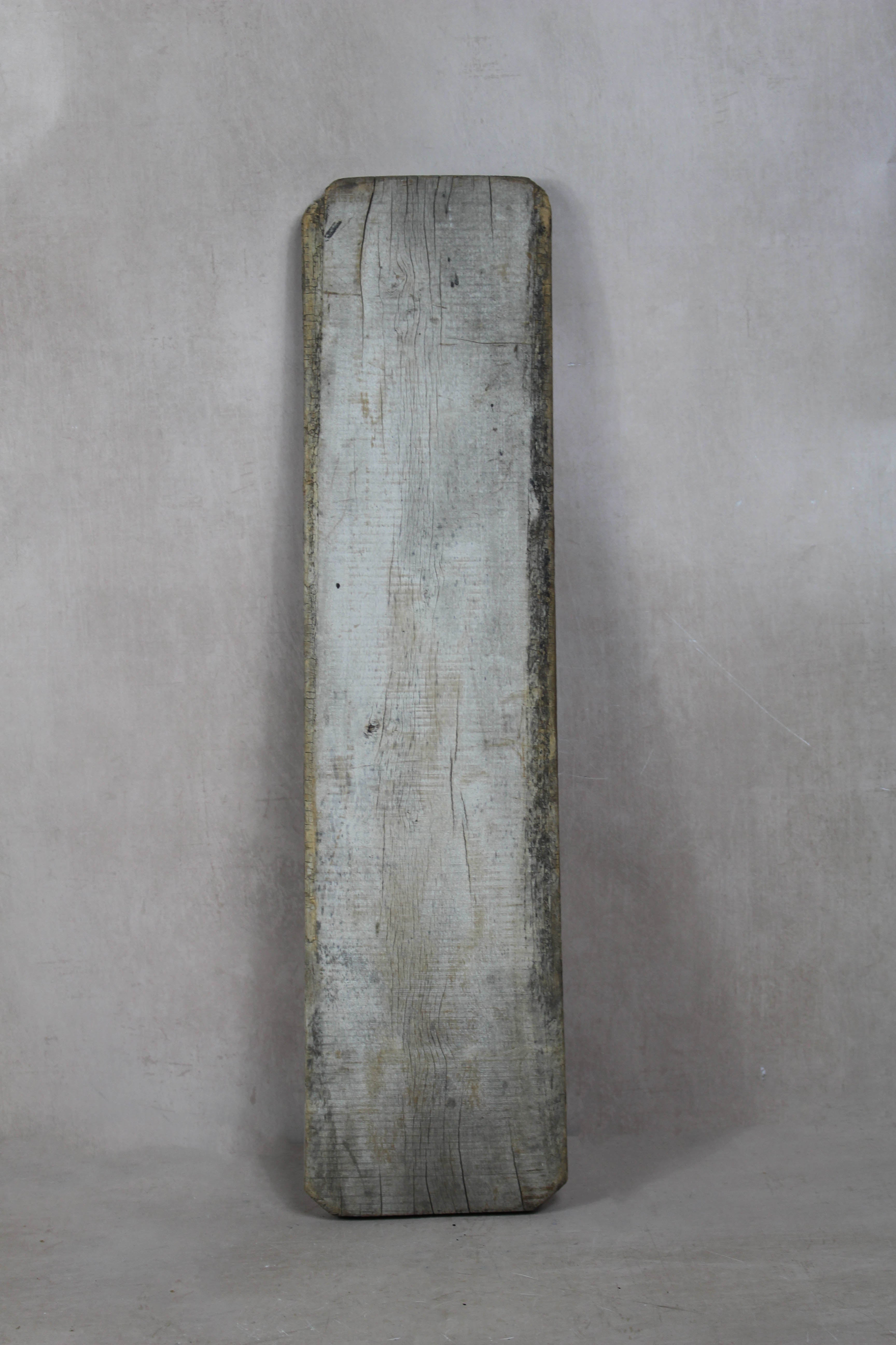 Vintage Elm Wooden Washboard - 30