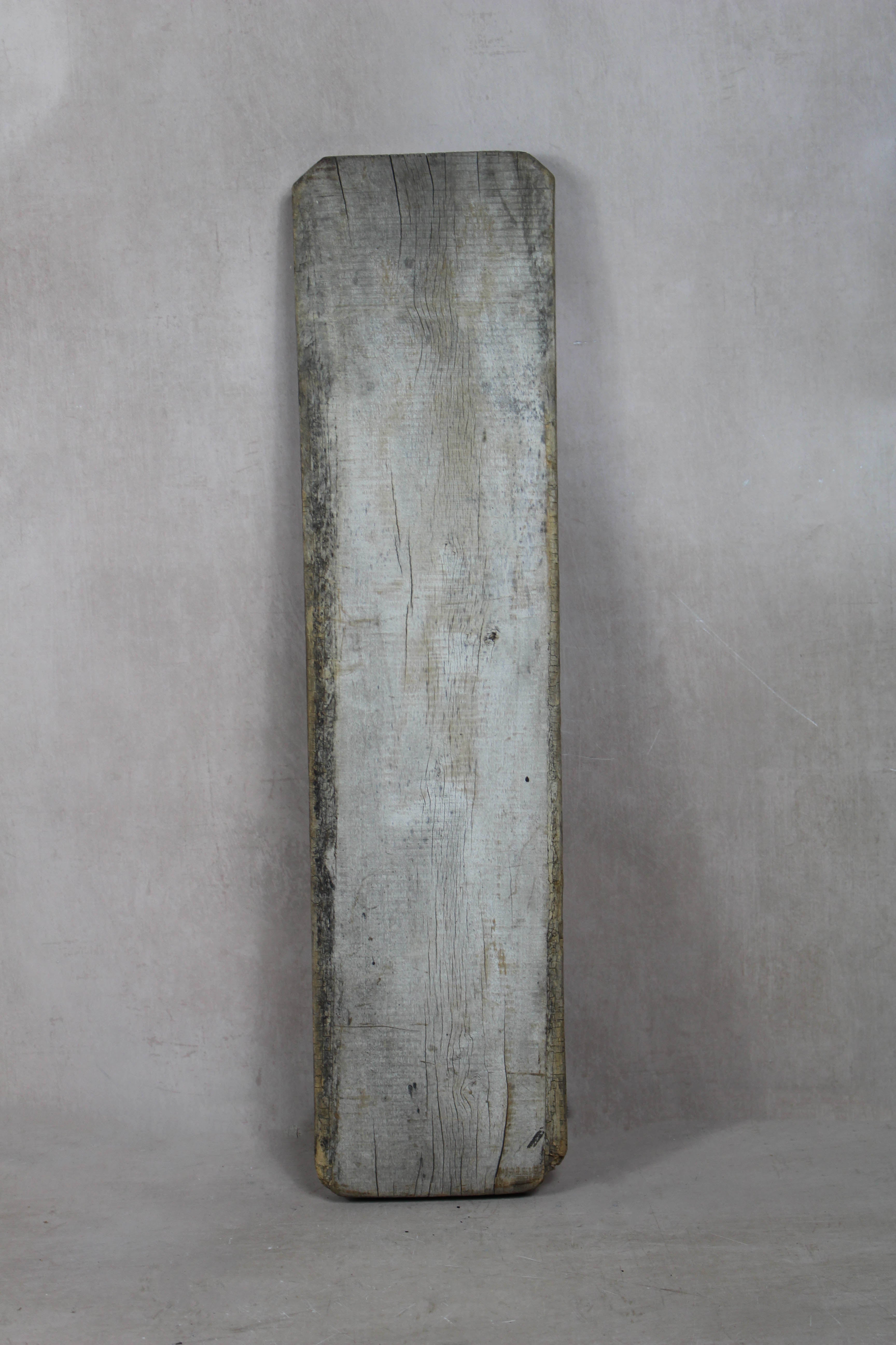 Vintage Elm Wooden Washboard - 30