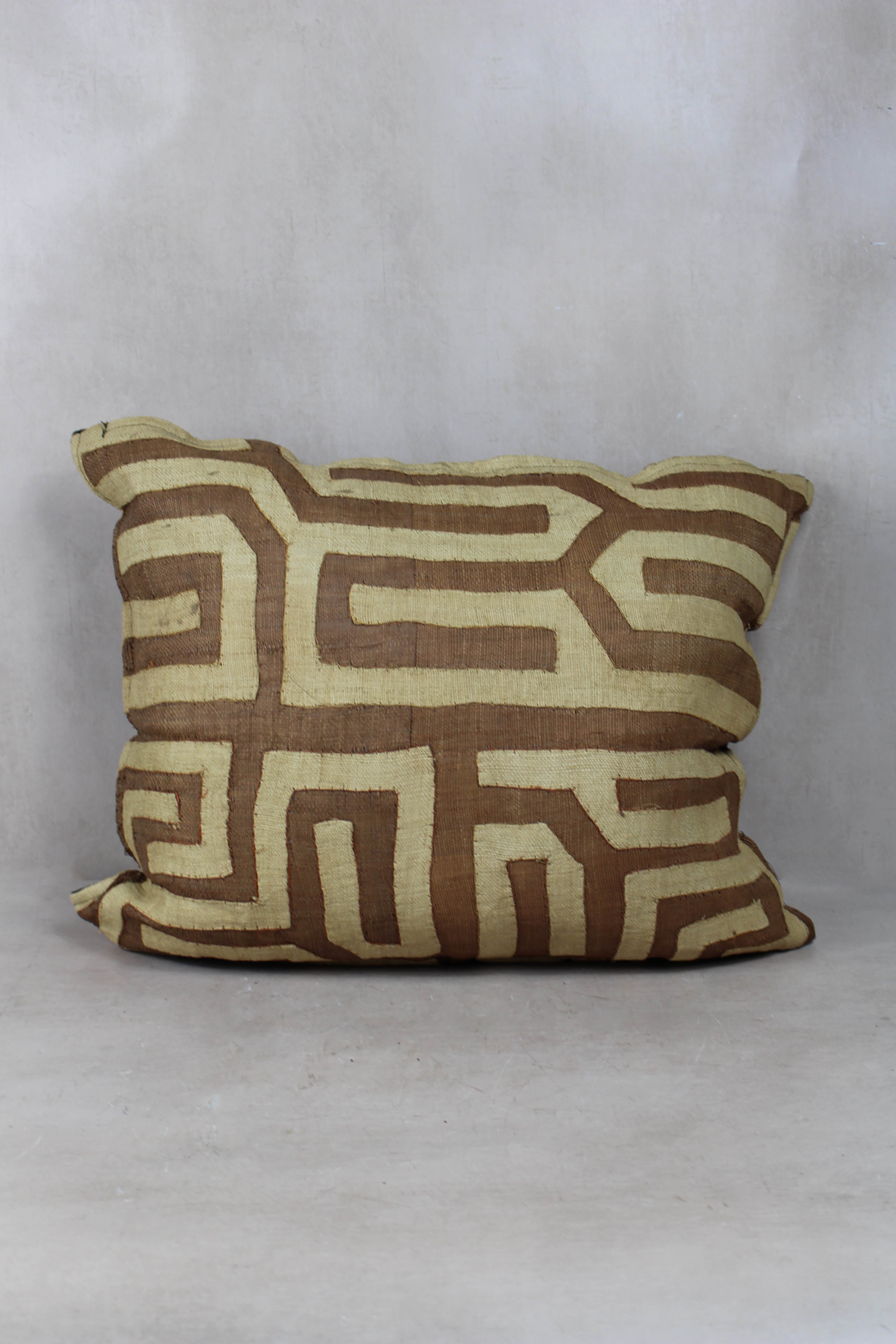 Vintage Kuba Cloth Cushion - 55.4