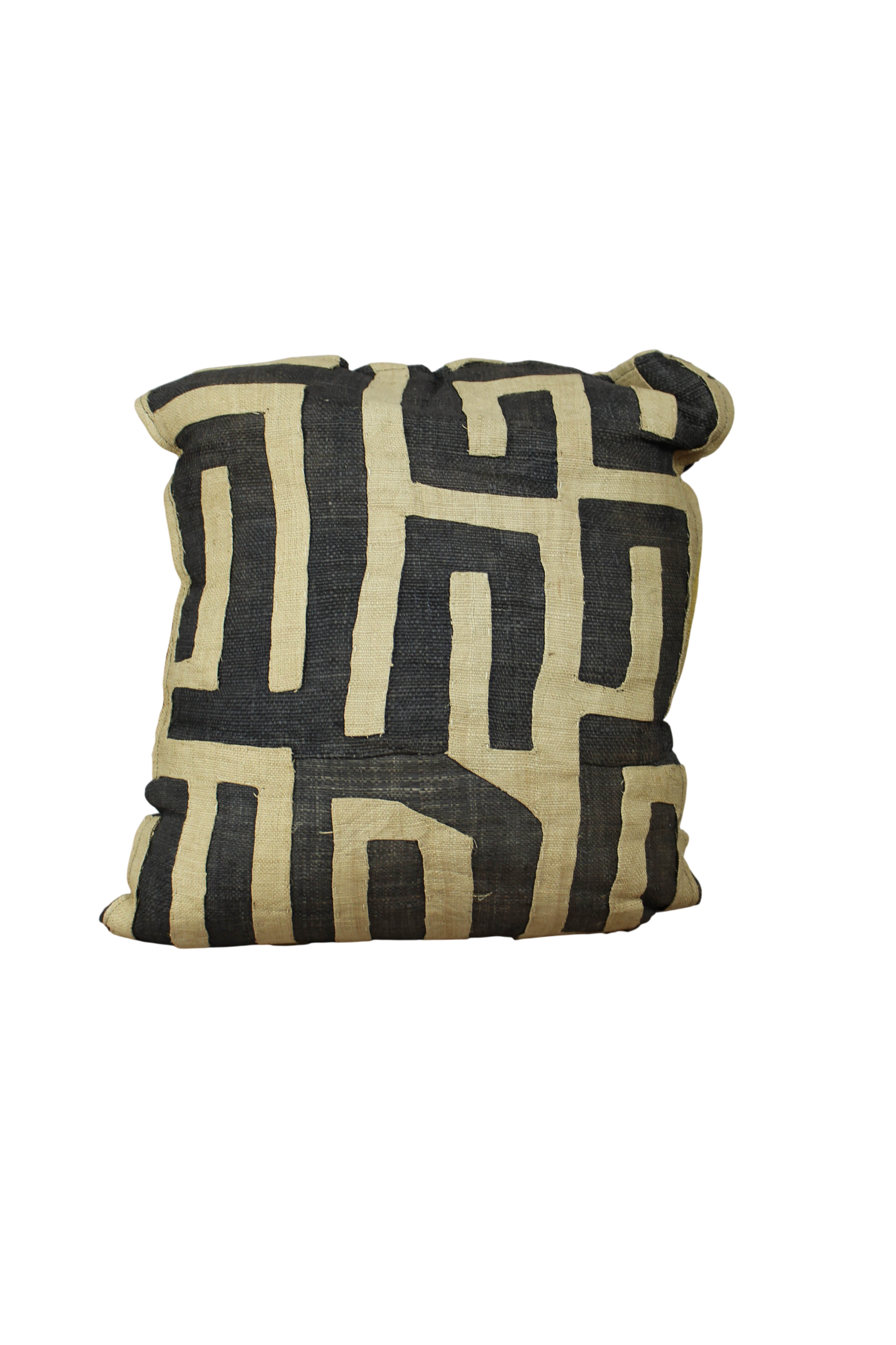 Vintage Kuba Cloth Cushion - 55.6