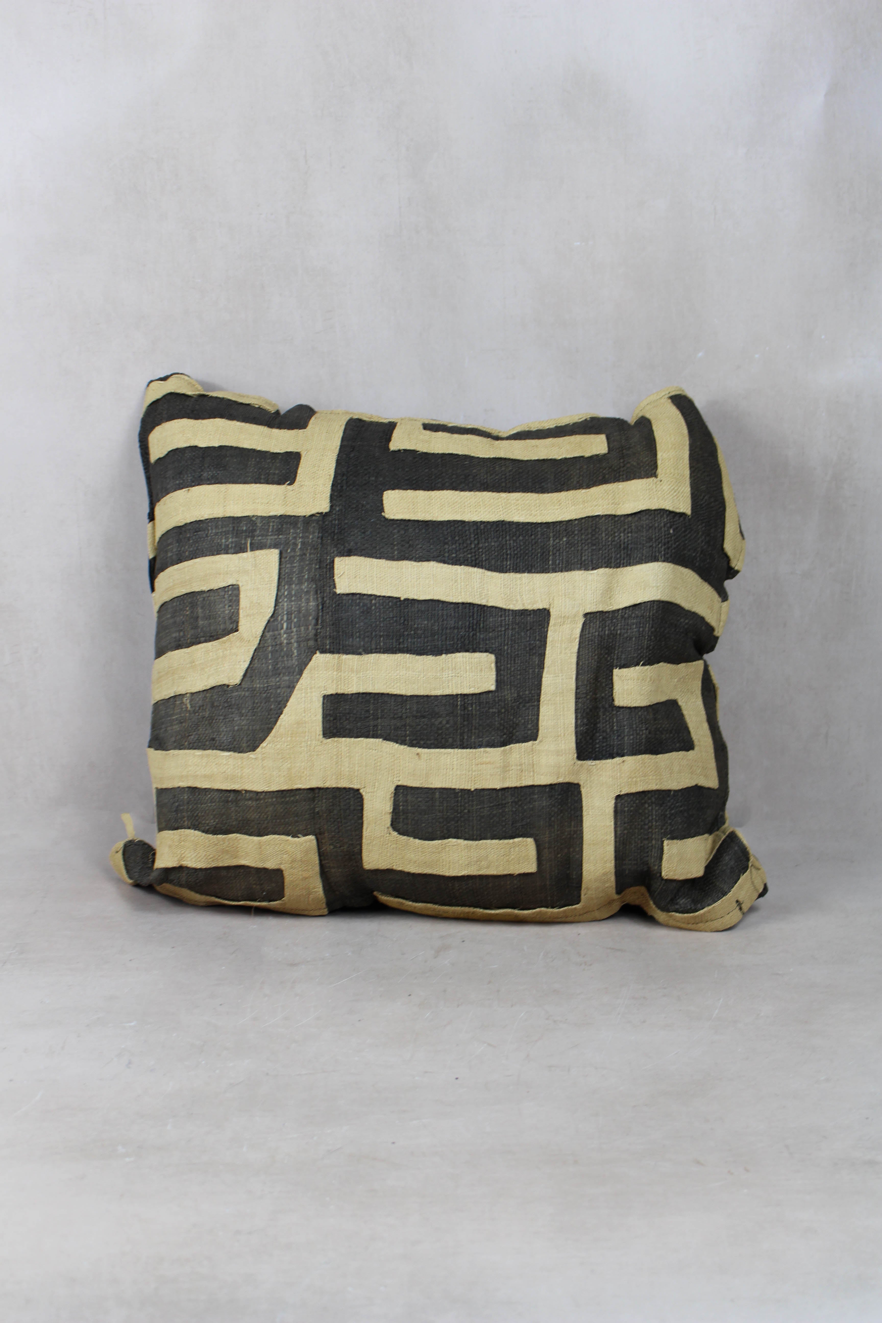 Vintage Kuba Cloth Cushion - 55.6