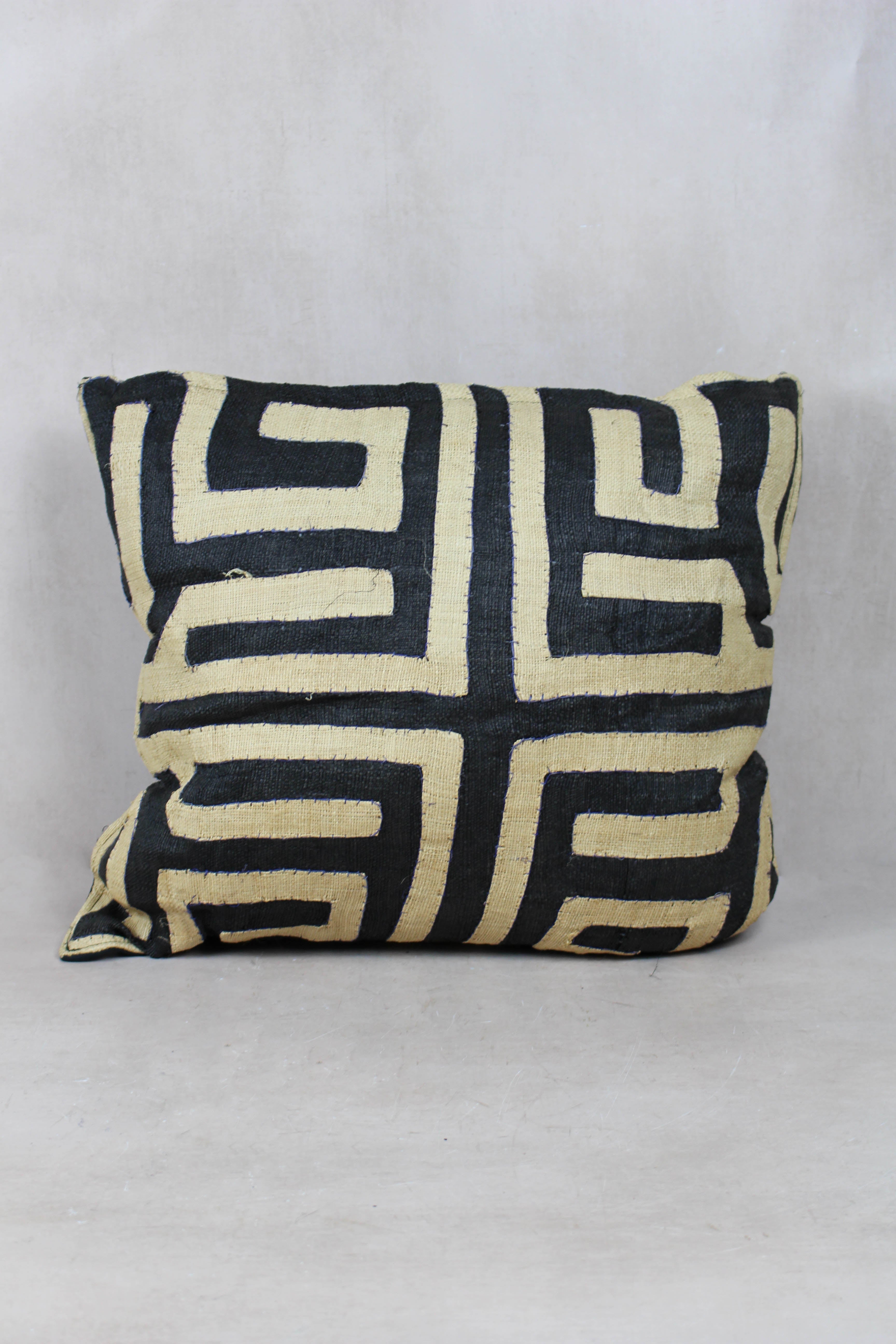 Vintage Kuba Cloth Cushion - 55.9