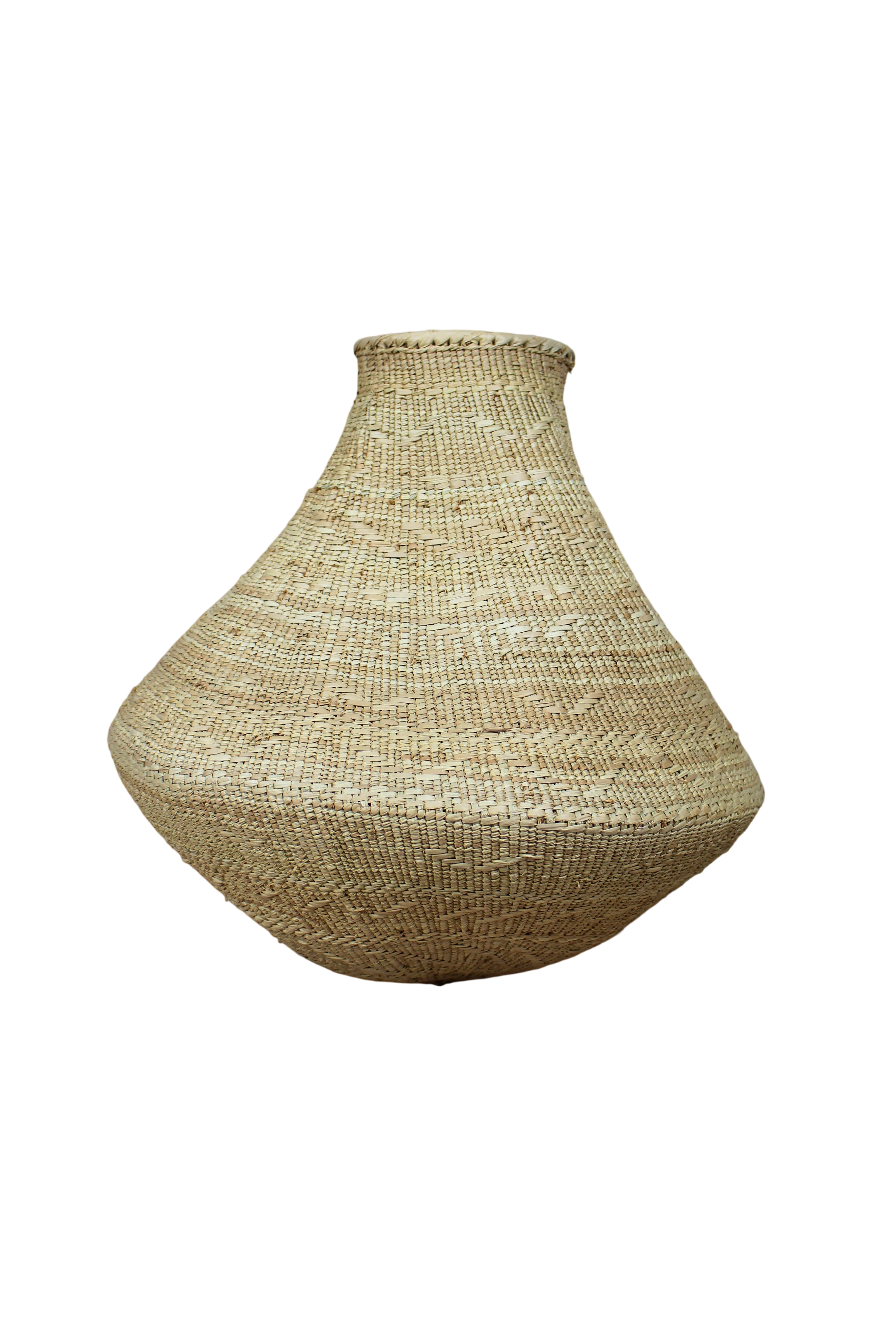 Garlic Gourd woven basket - Zimbabwe - 18.4