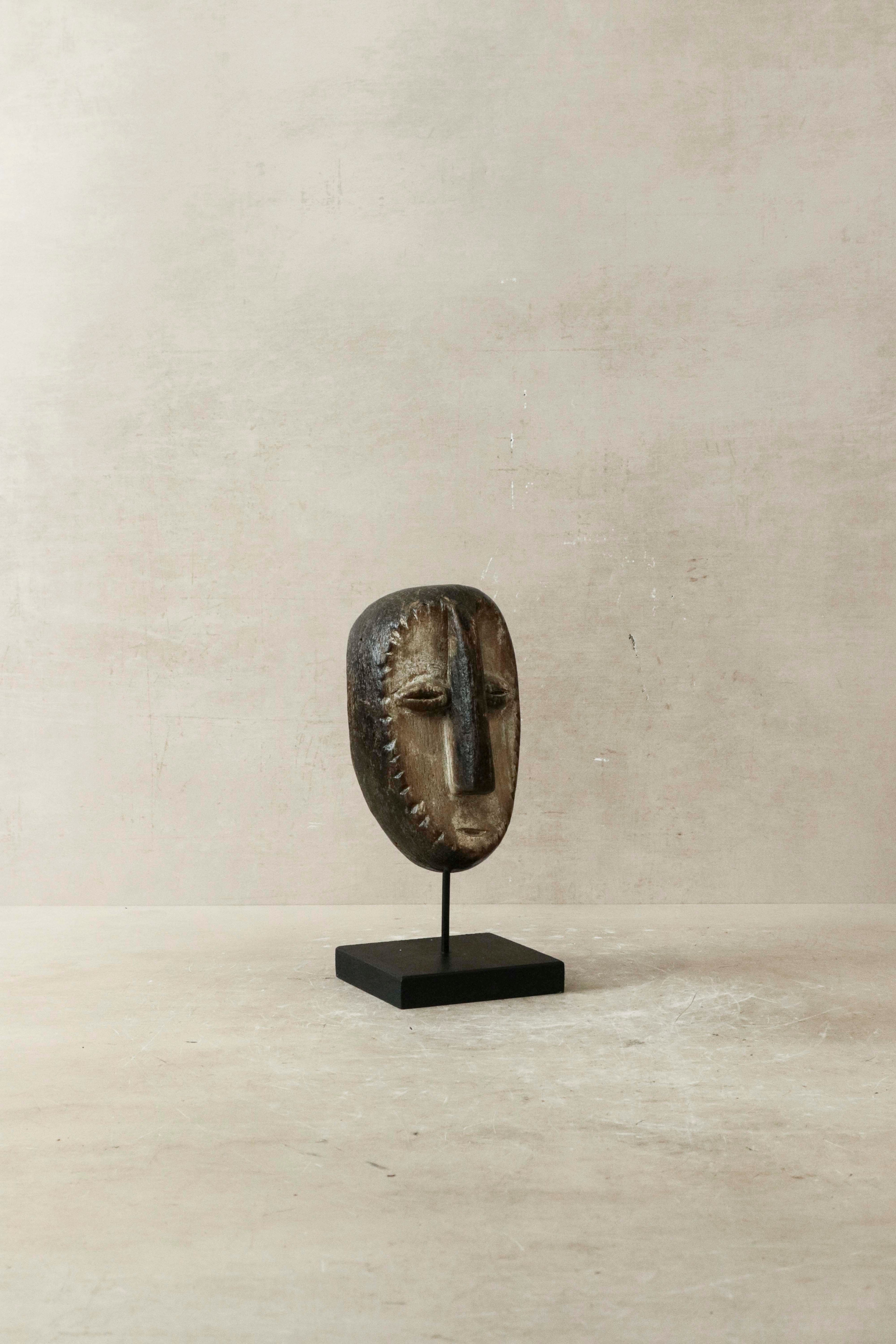 Hand carved African mask small - 60.35