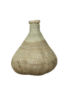 Garlic Gourd woven basket - Zimbabwe - 18.5