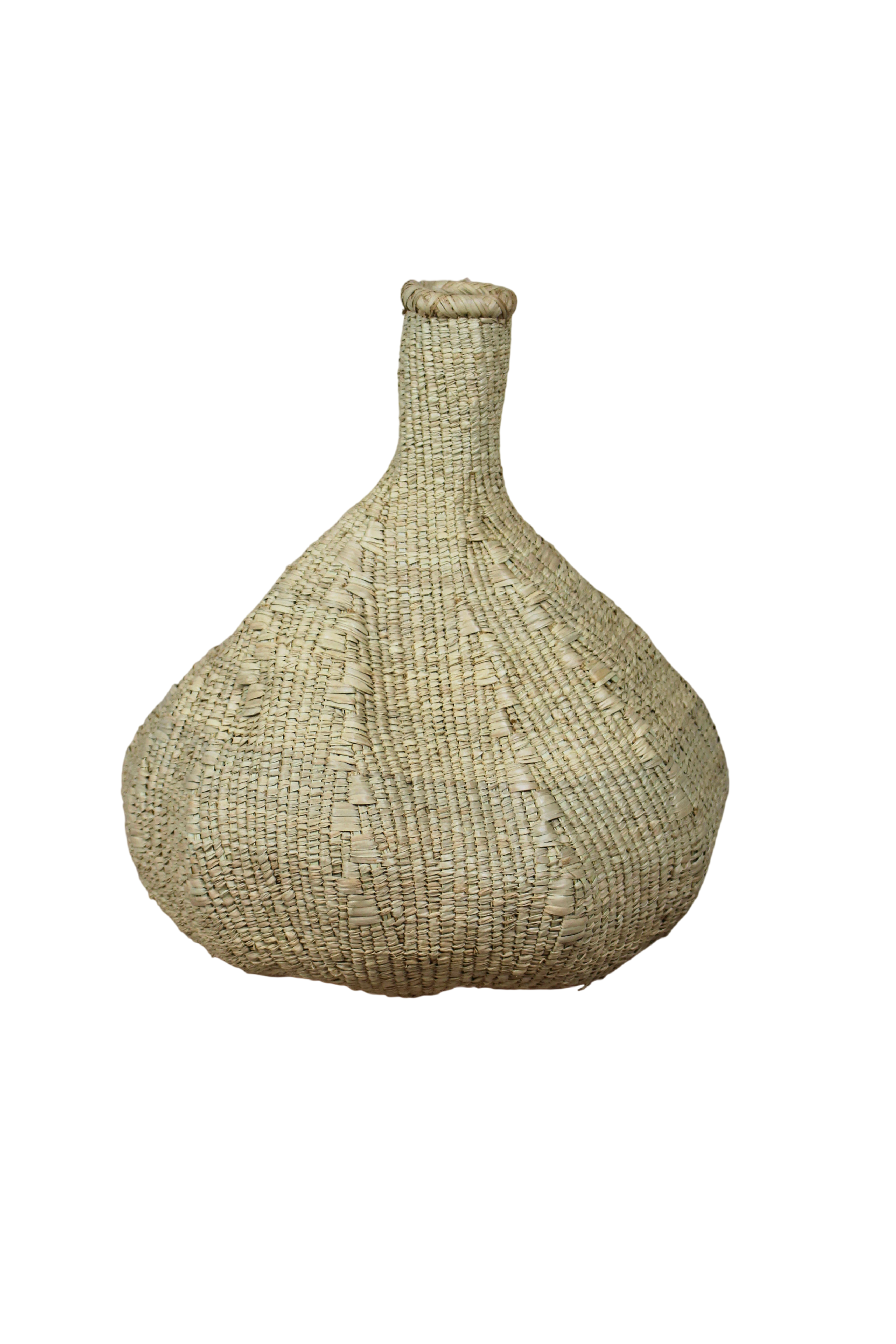 Garlic Gourd woven basket - Zimbabwe - 18.7