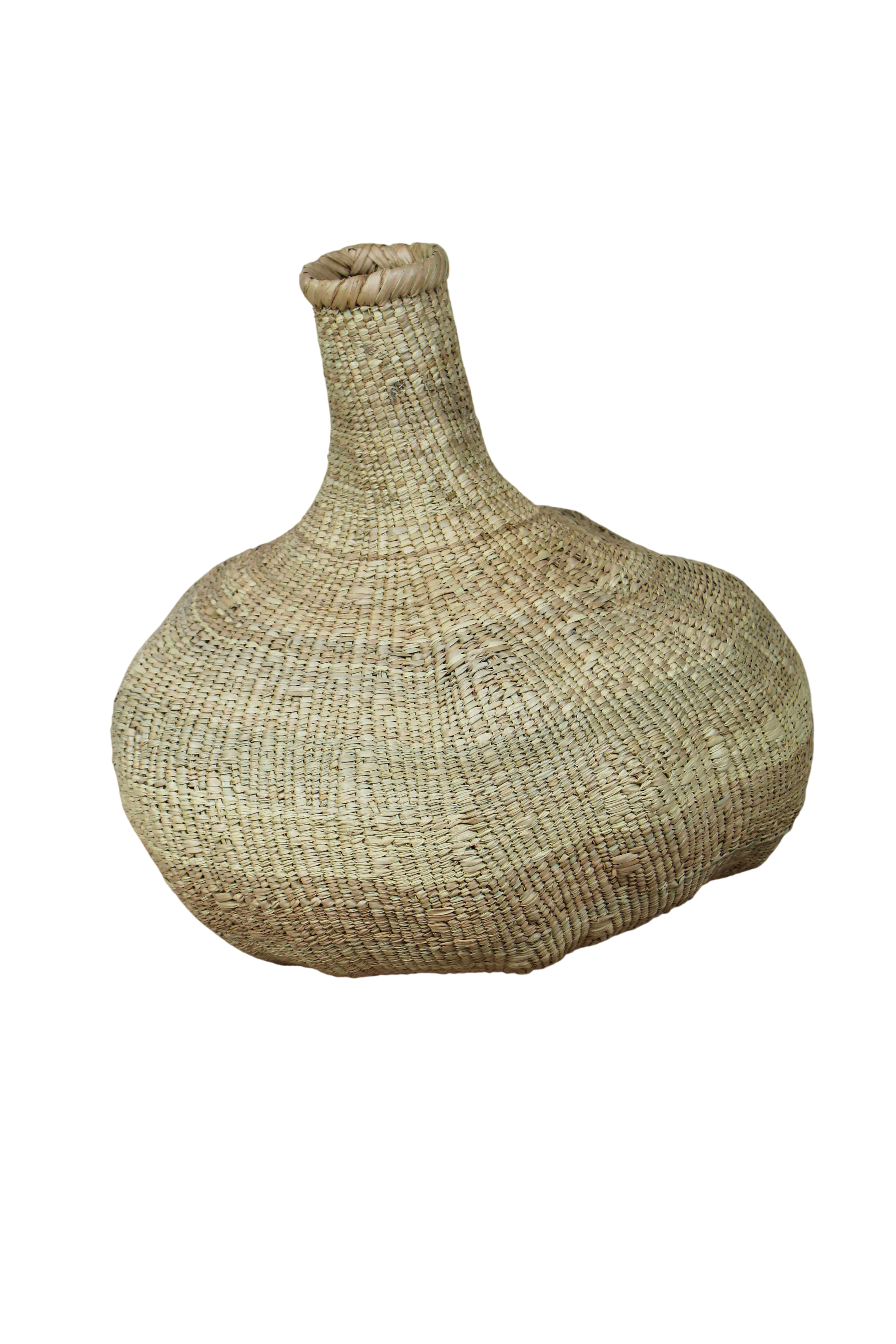 Garlic Gourd woven basket - Zimbabwe - 18.8