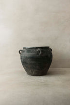 Vintage Dark pot with ears - E4.13