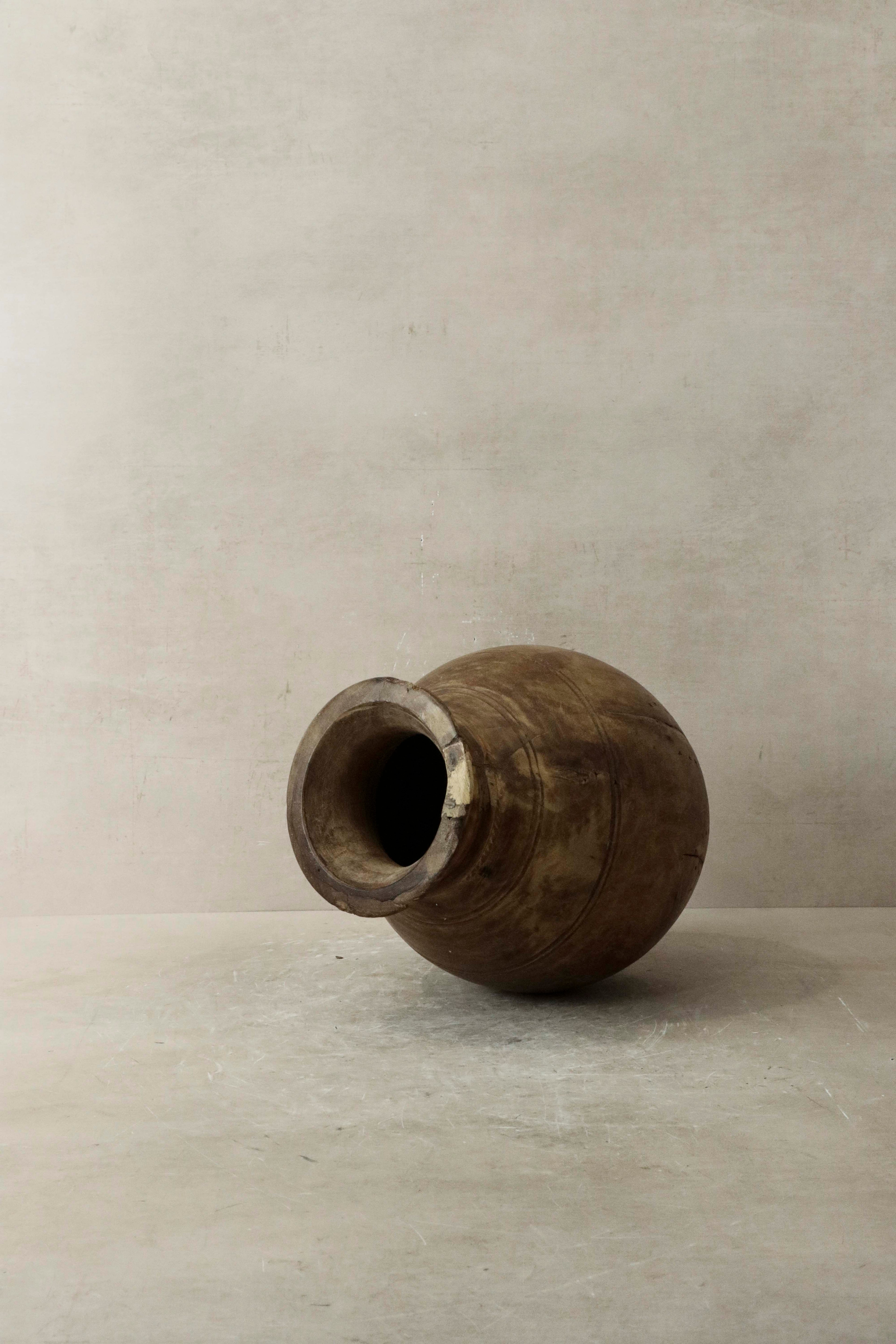 Vintage Teak Vase - 57.4
