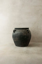 Vintage Dark pot with ears - E4.15