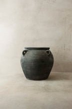 Vintage Dark pot with ears - E4.15