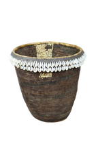 Vintage Tutsi Basket - Rwanda - with Cowrie shells - 106.11