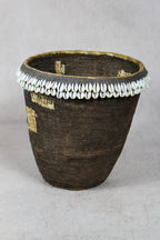 Vintage Tutsi Basket - Rwanda - with Cowrie shells - 106.11