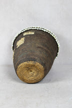 Vintage Tutsi Basket - Rwanda - with Cowrie shells - 106.11