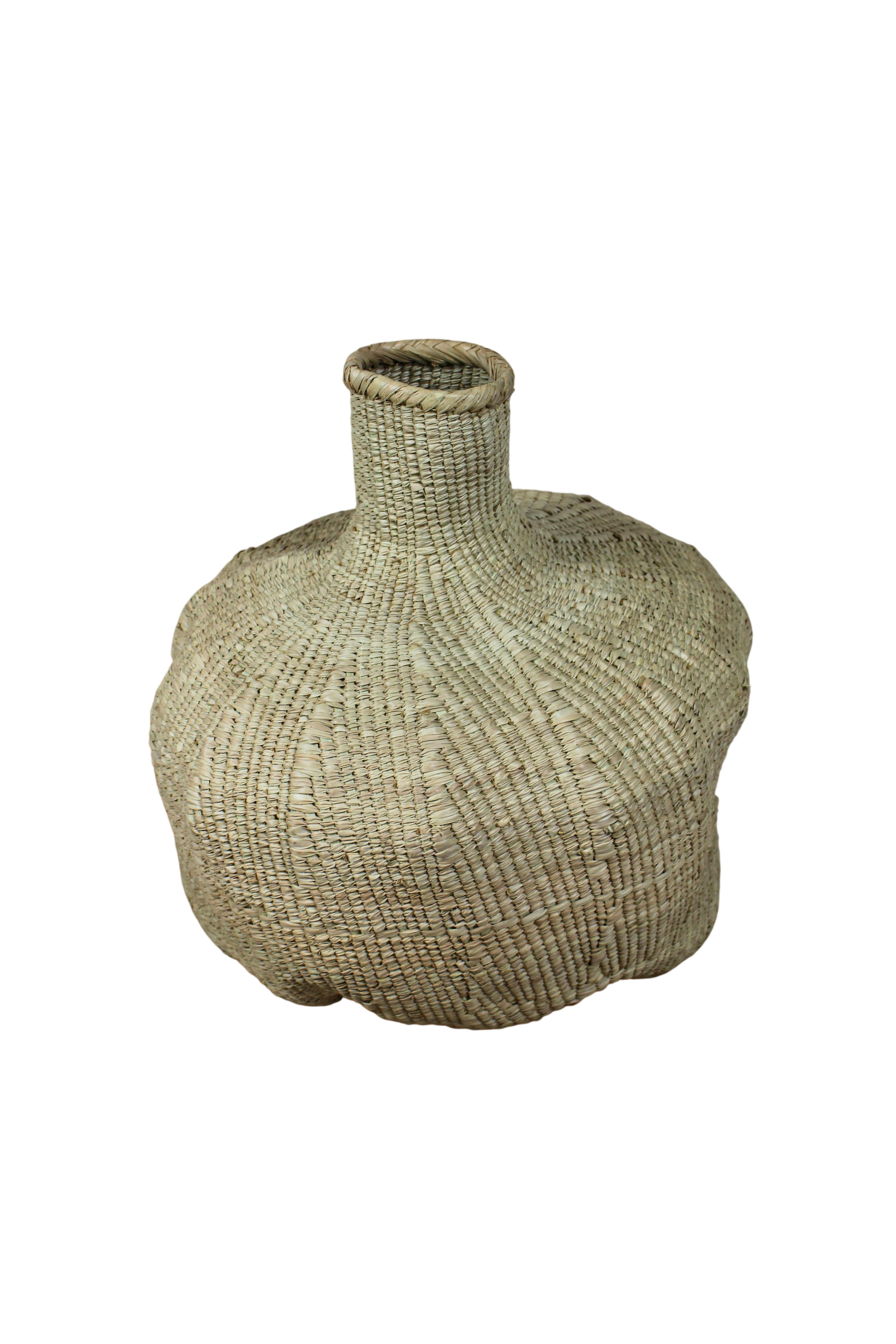 Garlic Gourd woven basket - Zimbabwe - 18.16