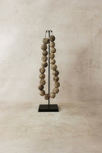 Cameroon Clay Beads- Natural 36.2