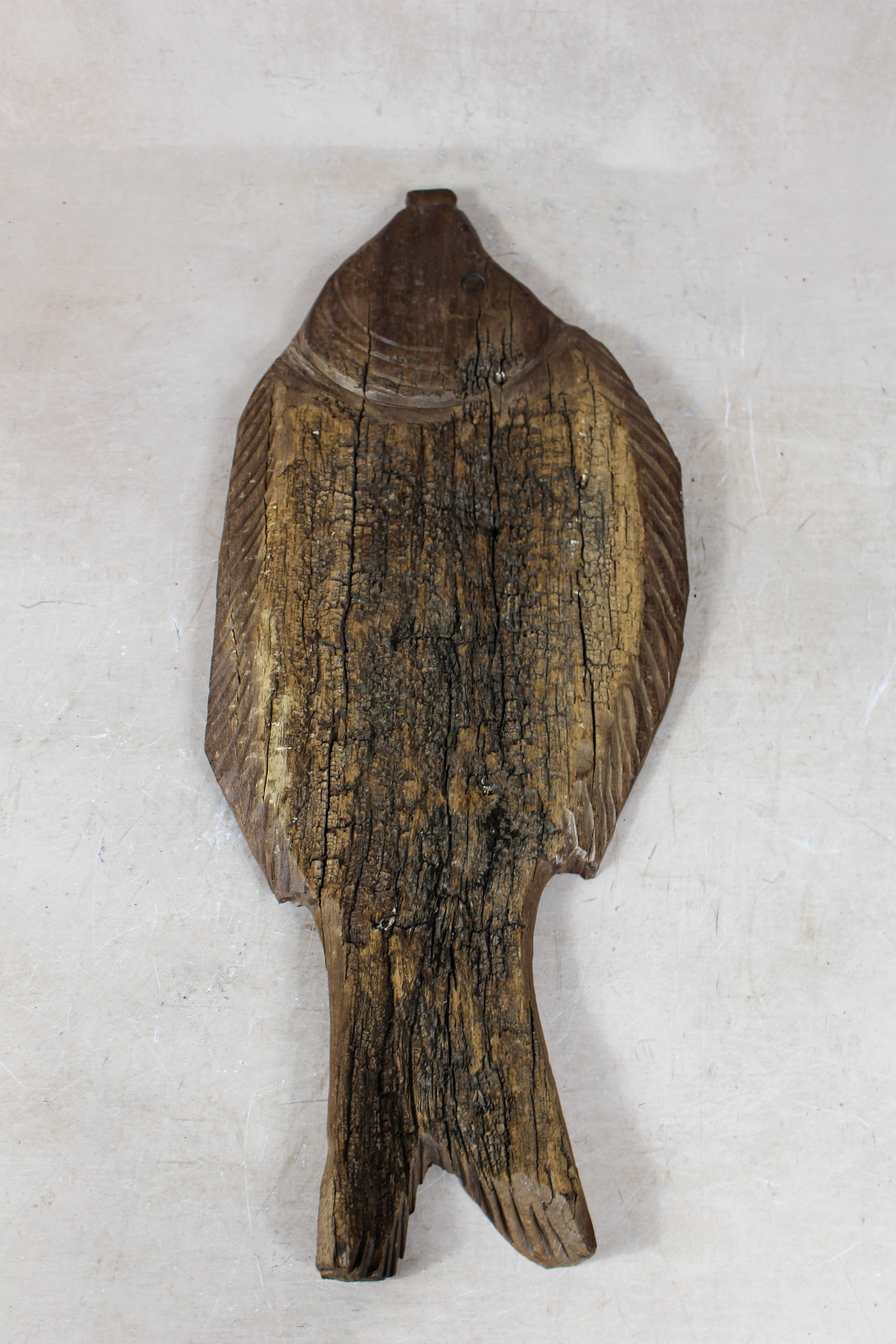 Driftwood Hand Carved Fish - 116.3